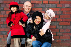 Family of 4 with little girls Phtogr