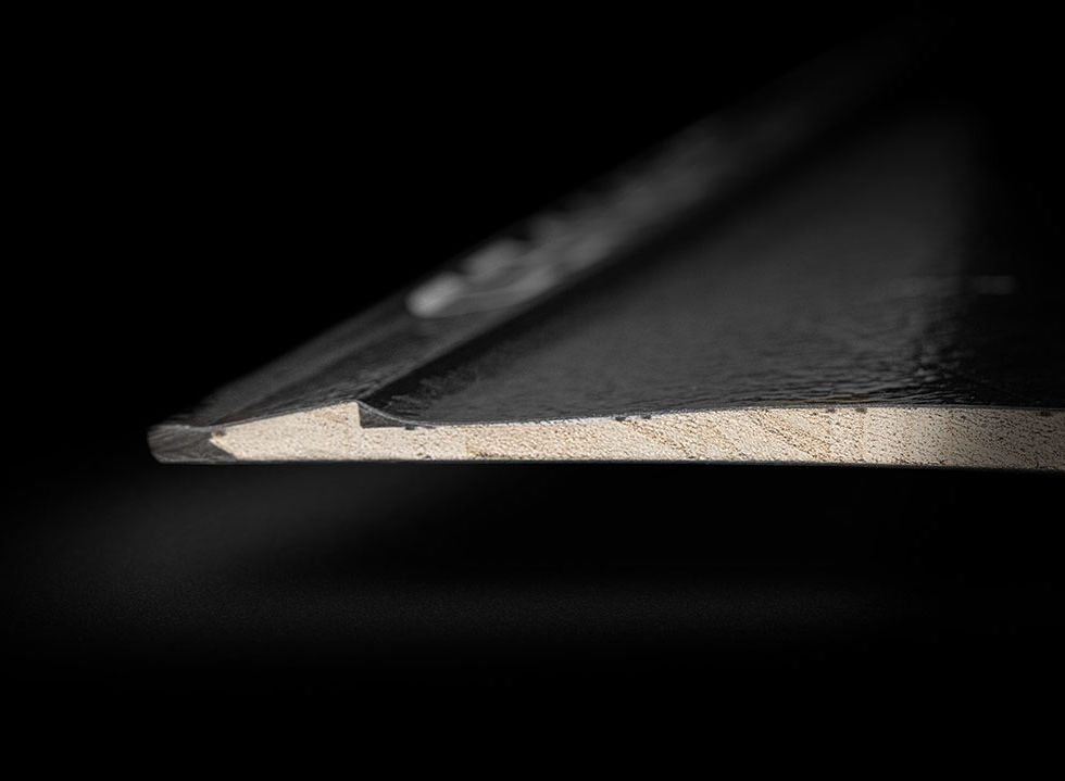 Close-up of Tectanium Pro kiteboard