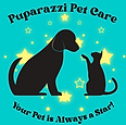 Puparazzi Pet Care logo with a dog and cat silhouette