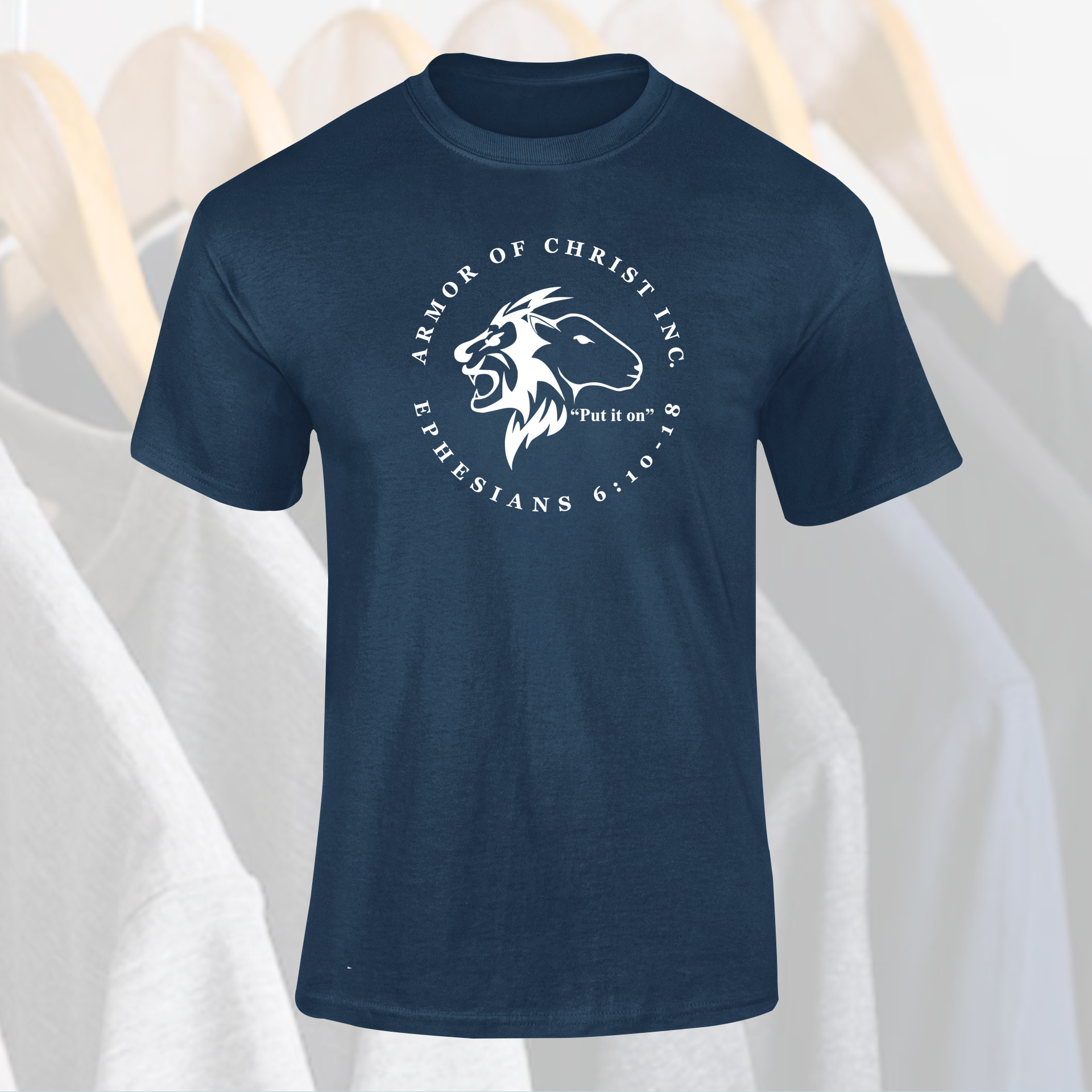 AOC Eph6 Navy & White