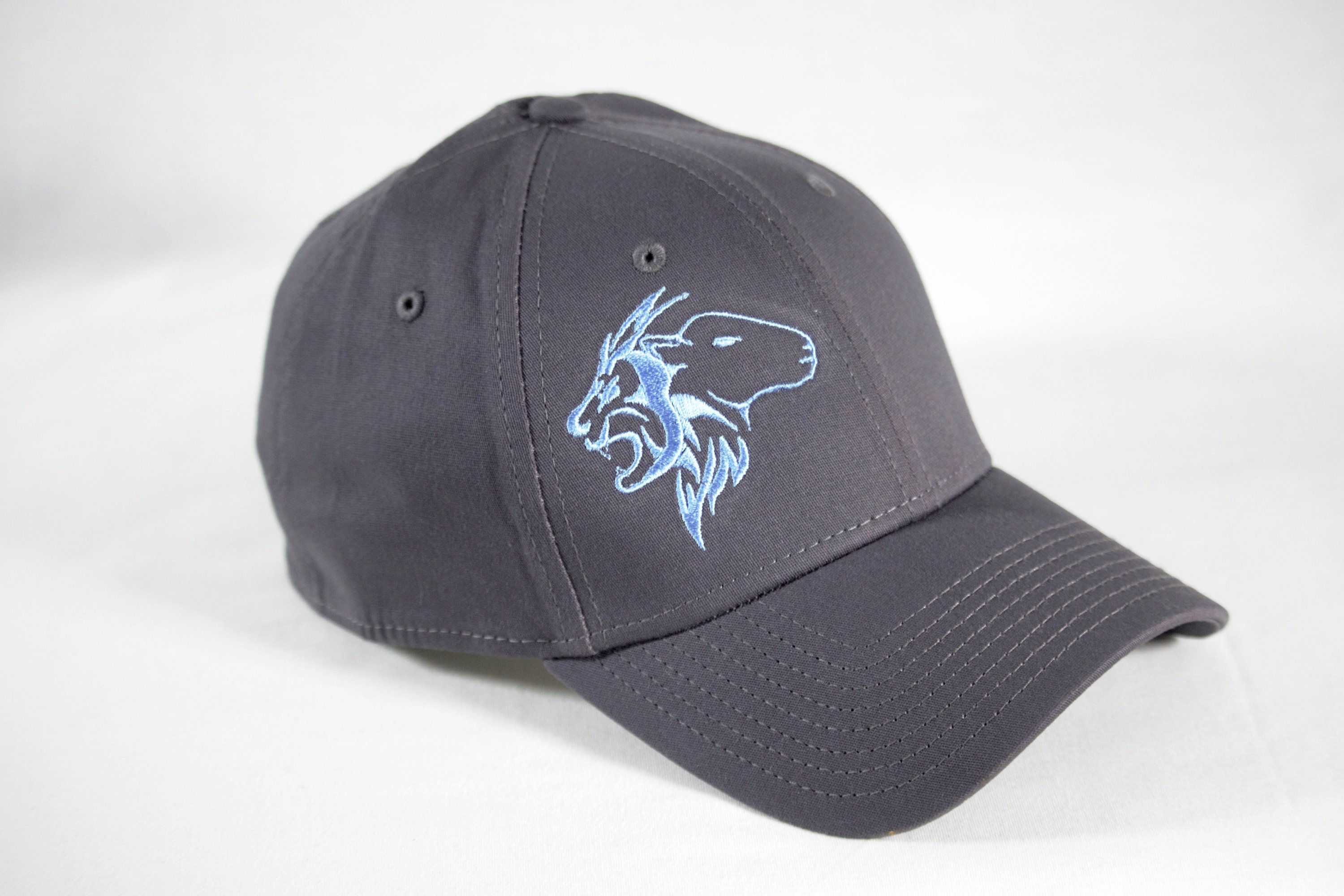 AOC Gray & Light Blue Stretch Fit Cap