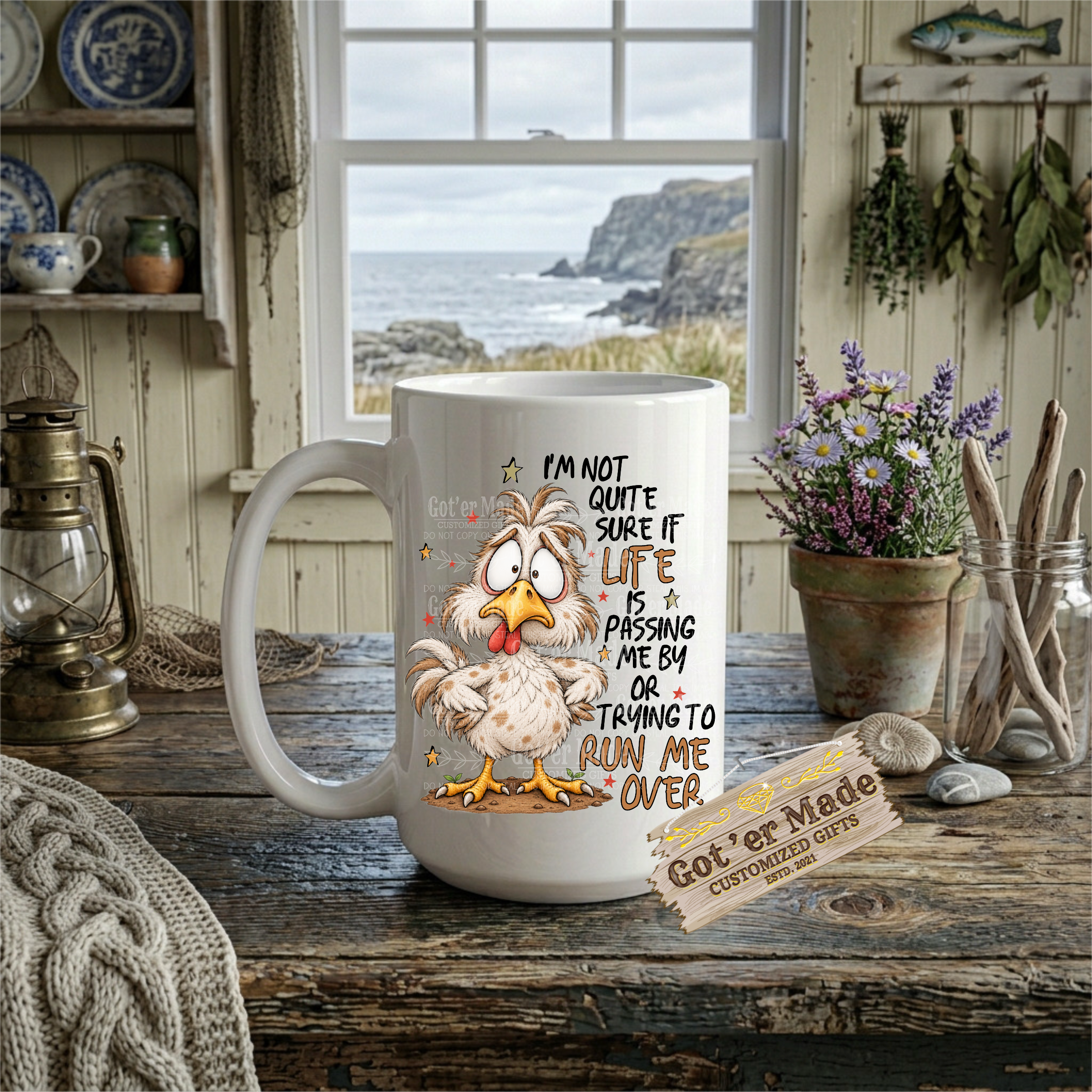 15 OZ MUG - LIFE PASSING ME BY