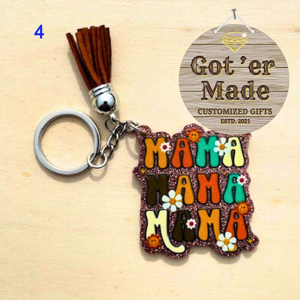 Thumbnail: KEYCHAINS - MOM/MAMA