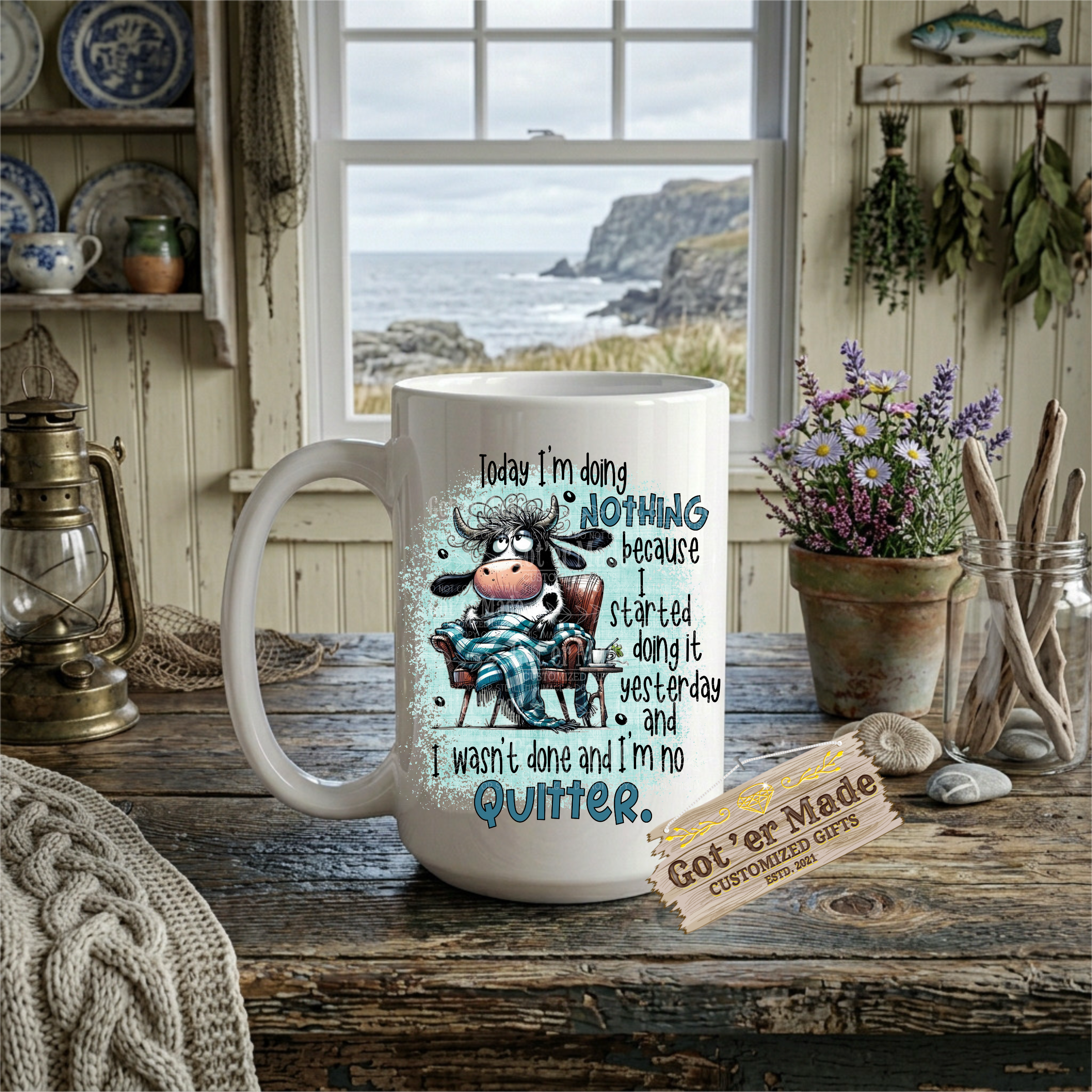 15 OZ MUG - DOING NOTHING