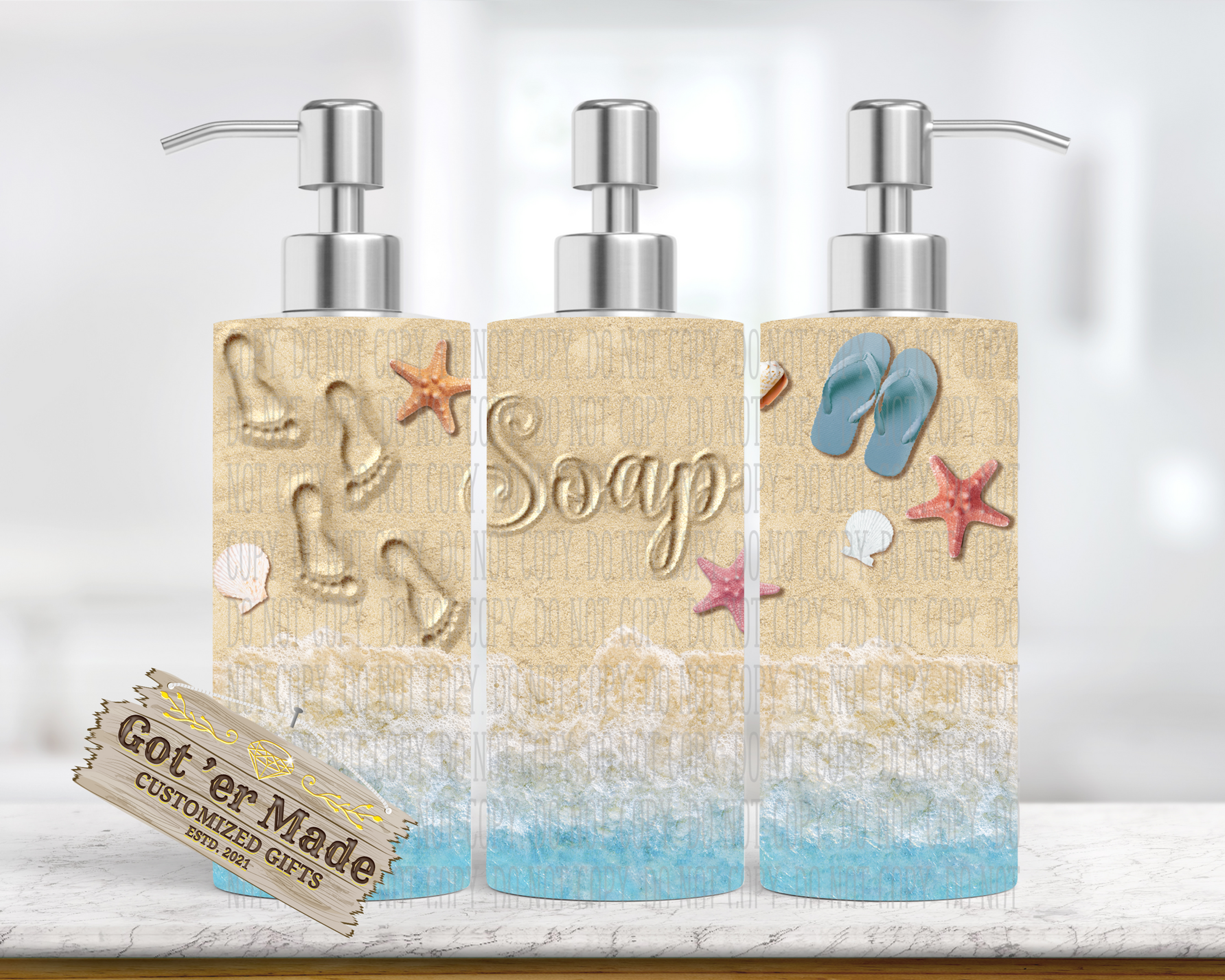 SOAP DISPENSER - BEACH