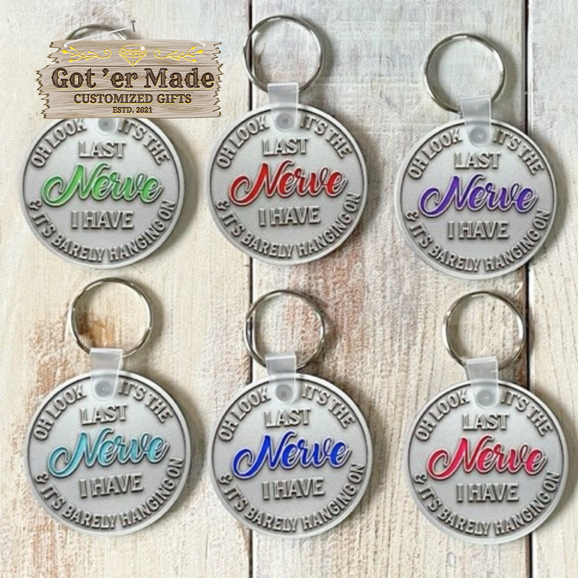 KEYCHAIN - LAST NERVE I HAVE