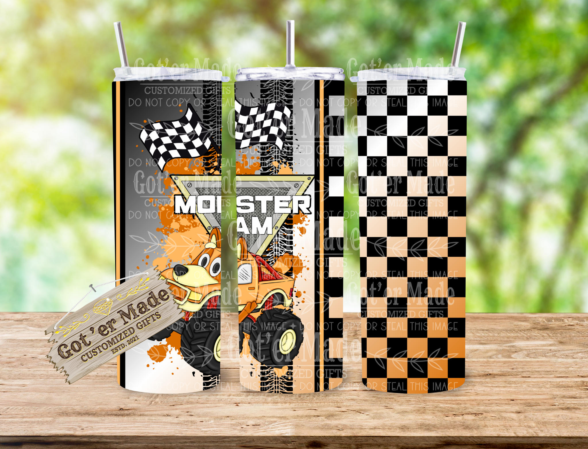 20 OZ TUMBLER - MONSTER BINGO