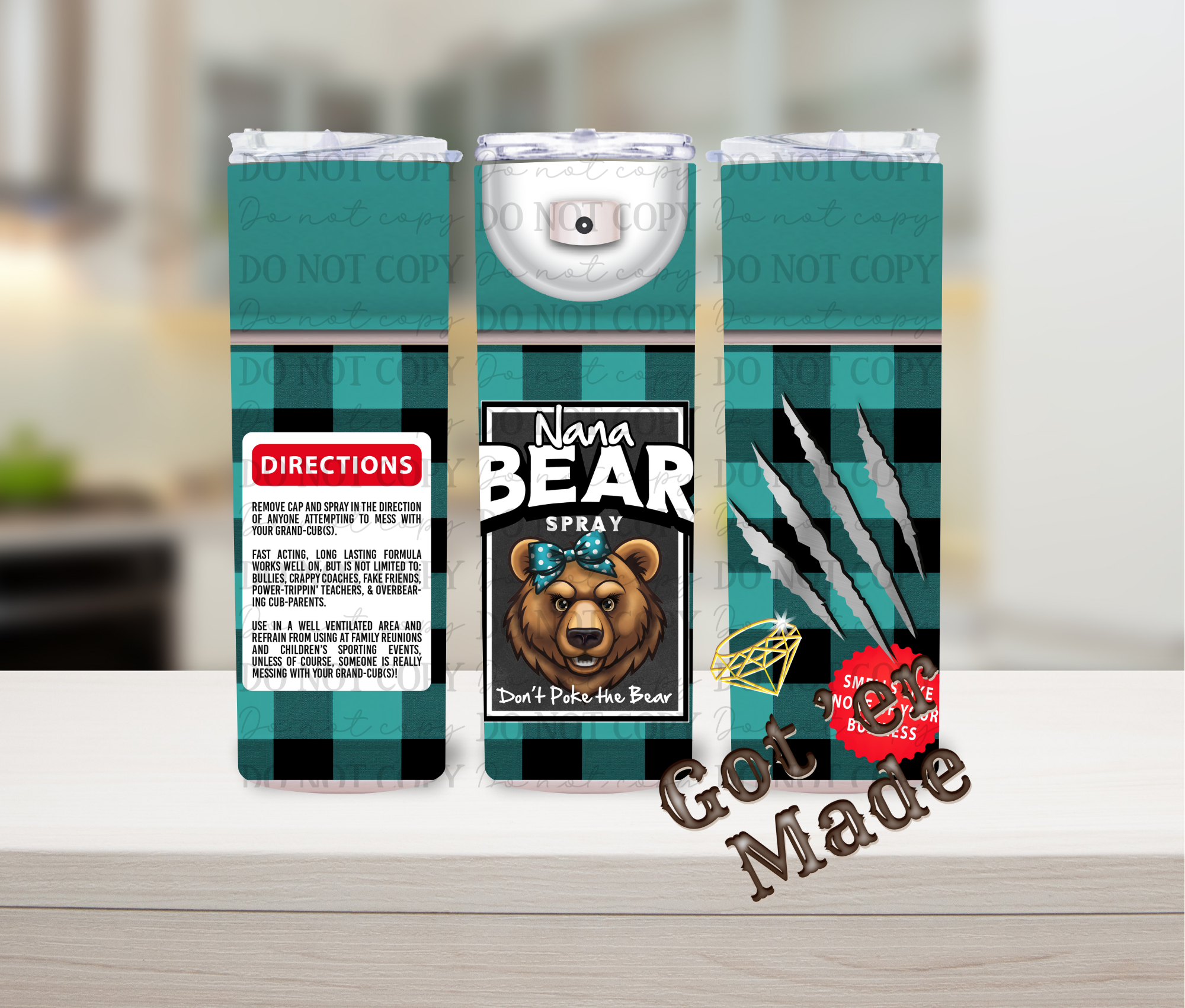 20 OZ TUMBLER - NANA BEAR SPRAY