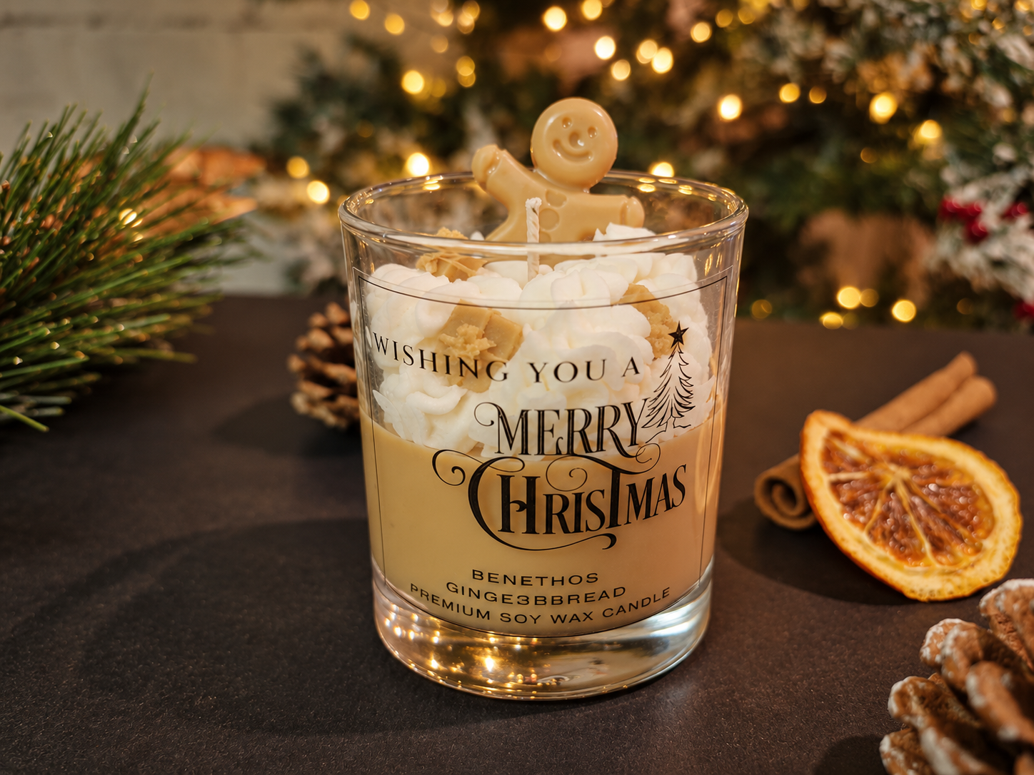 Gingerbread Candle