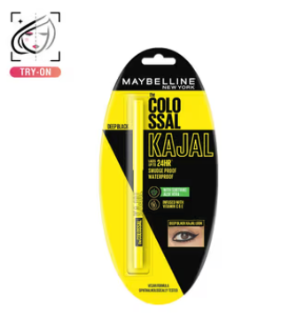 Maybelline New York The Colossal Kajal 24Hour Smudge Proof - Deep Black (0.35g)