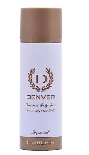 Denver Hamilton Deodorant Body Spray, Imperial For Men, 200Ml