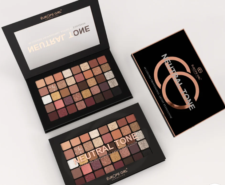 40 Color Eyeshadow Palette – Neutral Tone