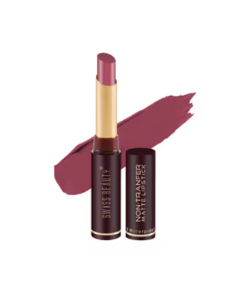 Thumbnail: Swiss Beauty Non-Transfer Matte Lipstick - 9 Cute Nude (2gm)
