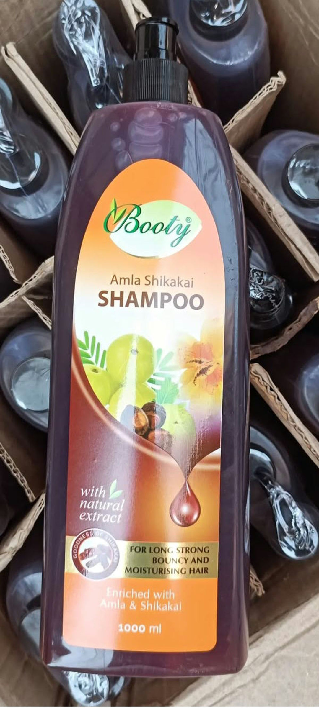 Booty shampoo with amla  shikakai 1000ml