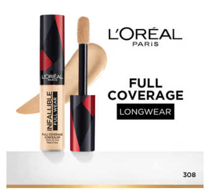 Thumbnail: LOreal Paris Infallible Full Wear Concealer, Maximum Coverage, Sweat Proof & Hea