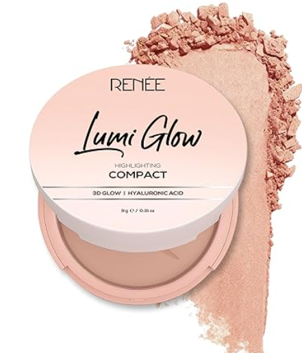 Thumbnail: RENEE Lumi Glow Highlighting Compact  With Hyaluronic Acid & Vitamin E| 9g