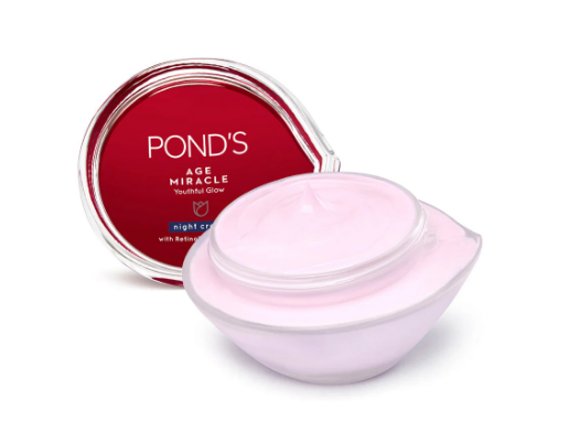 POND'S Youthful Glow Night Cream with 10% Retinol-Collagen B3 Complex (50g)