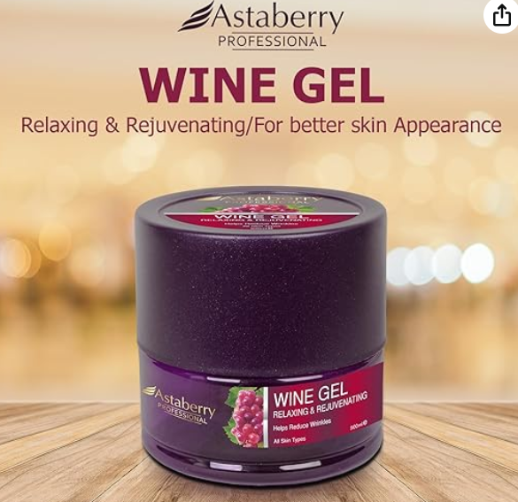 Astaberry Professional Wine Gel 500ml - Improves Skin Moisturization