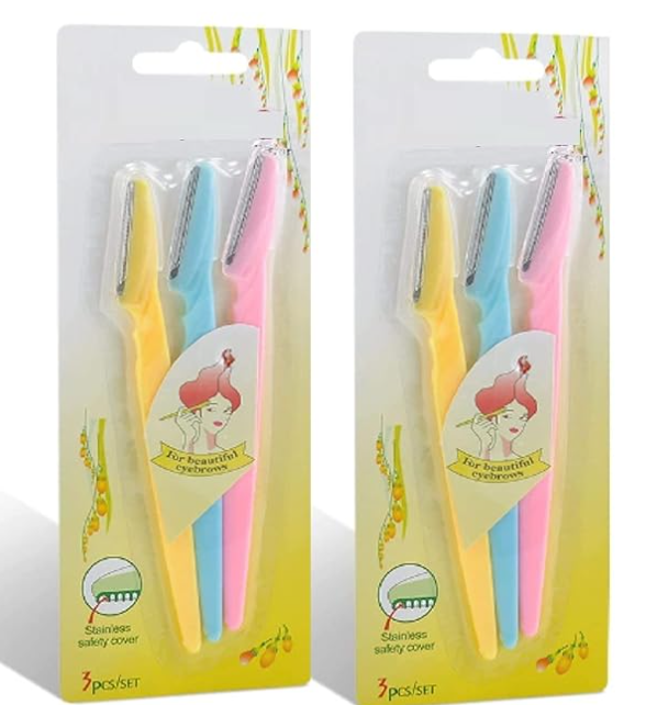 Disposable Razor for Women Painless Hair Remover for Women (Pack of 2 x 3 Pieces