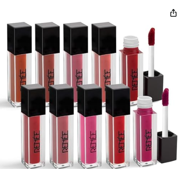 Thumbnail: RENEE Stay Forever Matte Liquid Lipstick Combo Travel Pack of 10