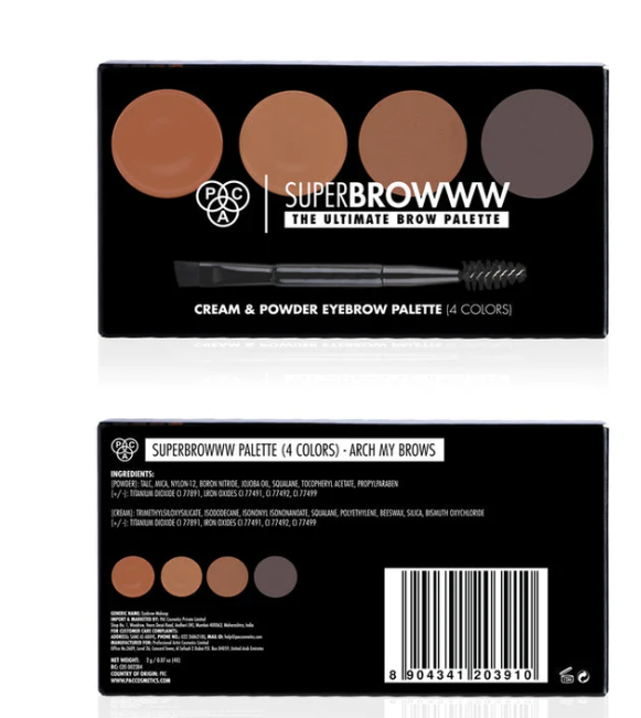 Thumbnail: PAC SuperBrowww Palette X4 (2 gm)