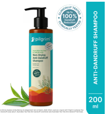 Pilgrim TeaTree & Salicylic Anti-Dandruff cantrol shampoo 200 ml