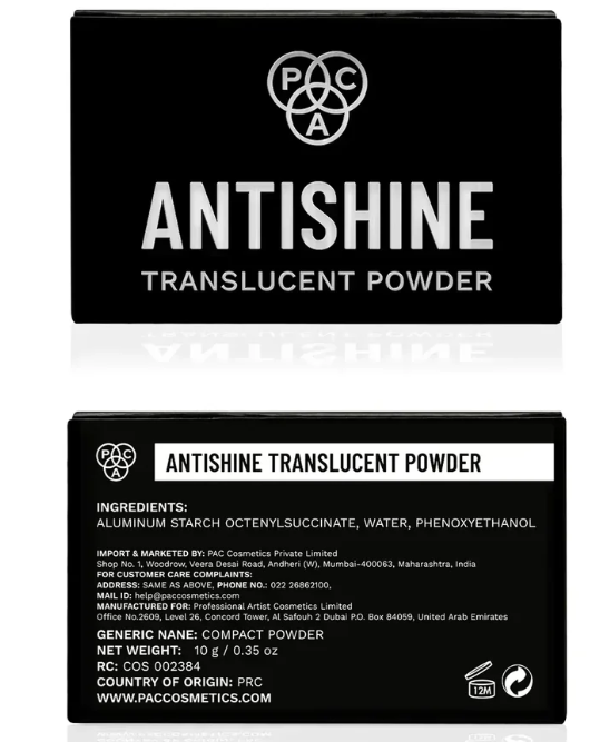 Thumbnail: PAC Antishine Translucent Powder 10GM