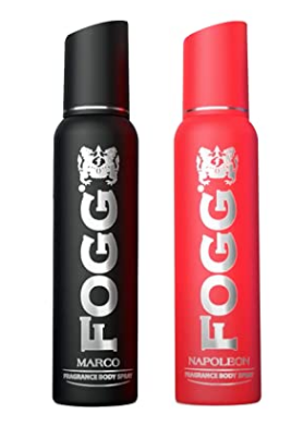 Fogg Marco & Napoleon Perfume Body Spray, Long Lasting No Gas Deodorant for Men, 150ml (Pack of 2)