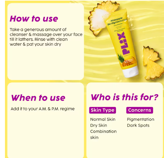 Thumbnail: PLIX Pineapple De-Pigmentation Juicy Cleanser 100 ML