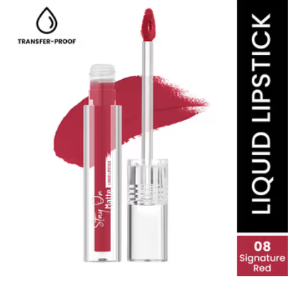 Thumbnail: Swiss Beauty Stay On Matte Liquid Lipstick - 16 Knockout Pink (2g)