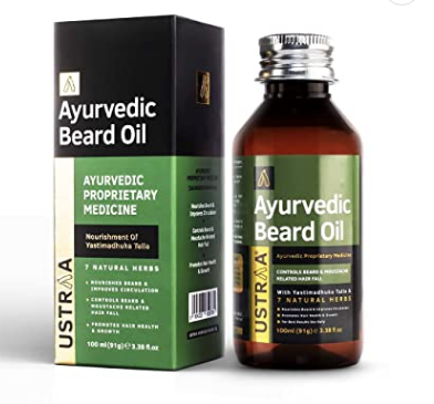 Ustraa Ayurvedic Beard Growth Oil - 100ml