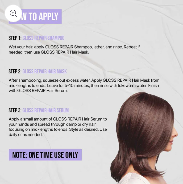 Hair Do Hair Spa Kit Treatment Gloss Repair