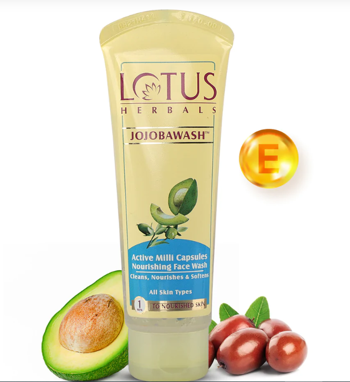 lotus jojoba face wash