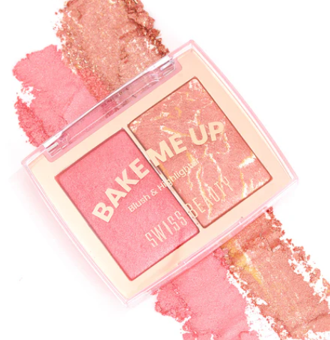 Thumbnail: SWISS BEAUTY Bake Me Up Blush & Highlighter