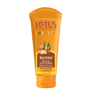 Lotus Herbals Safe Sun Detan After-Sun Face Scrub (100 g)