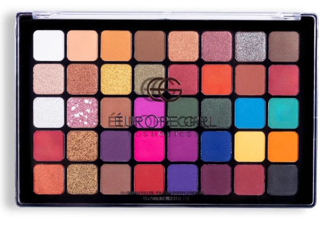 40 Color Eyeshadow Palette – Neutral Tone