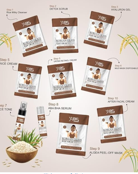 Thumbnail: Korean Glass Facial 10-Step Rejuvenating Treatment All Skin Types | Rice Water