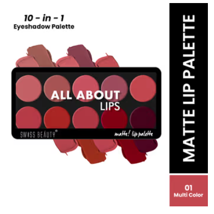 Swiss Beauty All About Lip Palette - Colors 03 (12g)