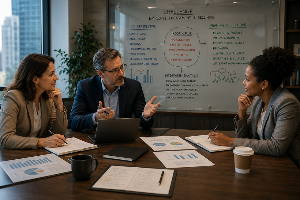 I/O and Meaningful Purpose psychologists colaborate