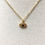 Thumbnail: Gold Necklace with CZ Evil Eye