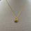 Thumbnail: Gold Necklace with CZ Evil Eye Charm