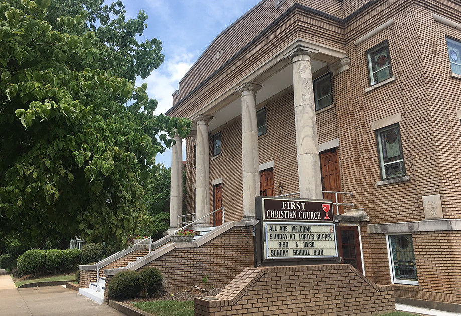 First Christian Church Athens Entrance