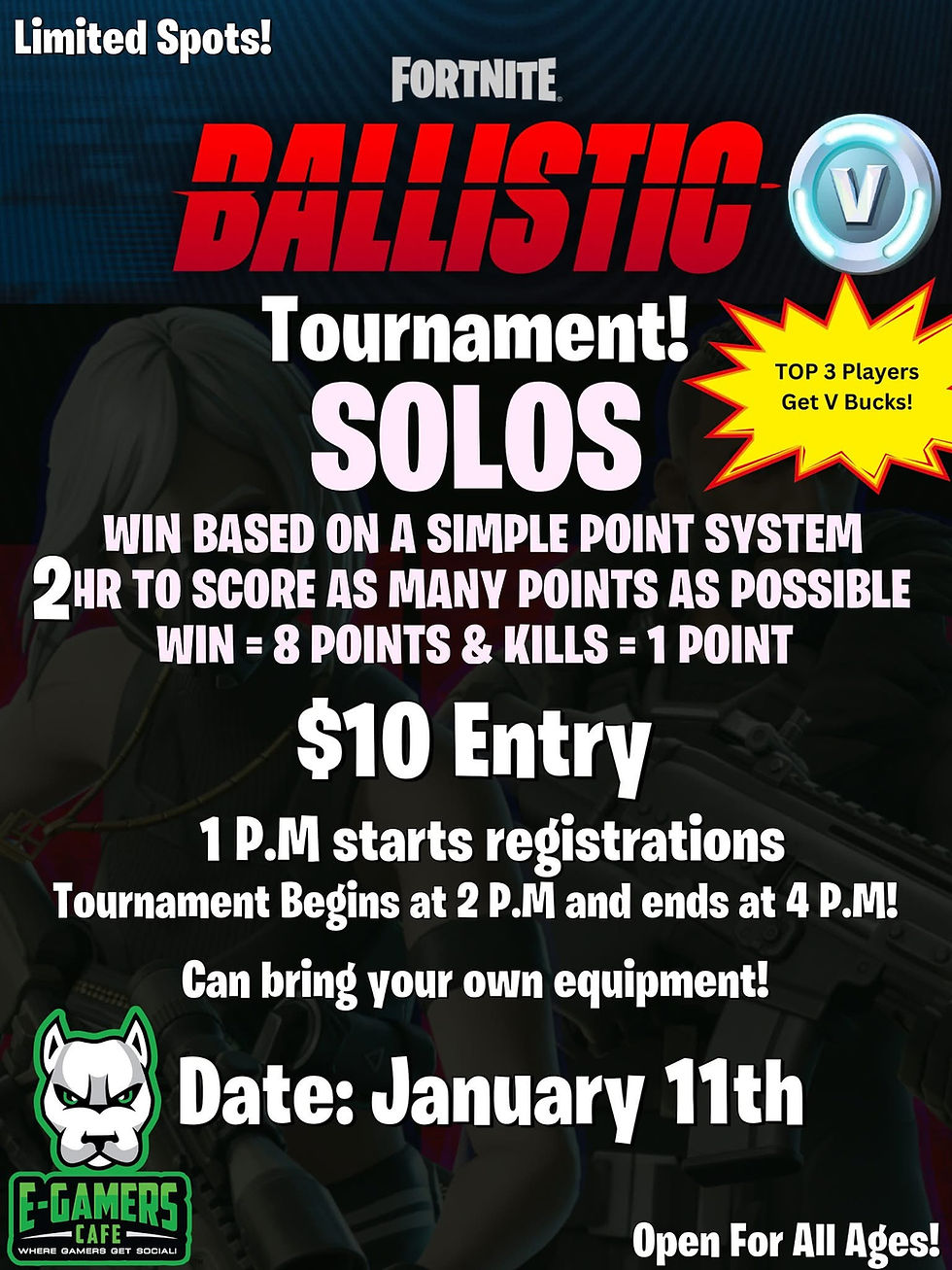 Fortnite Ballistic Tournament