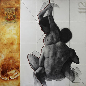 Robert Besana -Scaled -2002 -GraphiteAndOilOnCanvas -48x48in.jpg