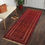 Thumbnail: Vintage Afghan handwoven runner natural wool,  81cm x 300cm (2.5ft x10ft)