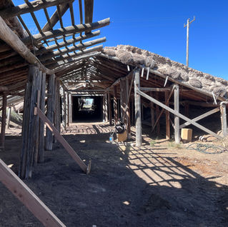 Construction begins on the historic root cellar at Minidoka National Historic Site
