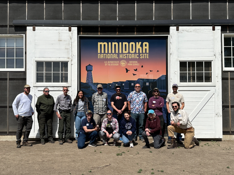 BEST Participants and Historic Preservation Training Center Staff. Photo credit: Friends of Minidoka