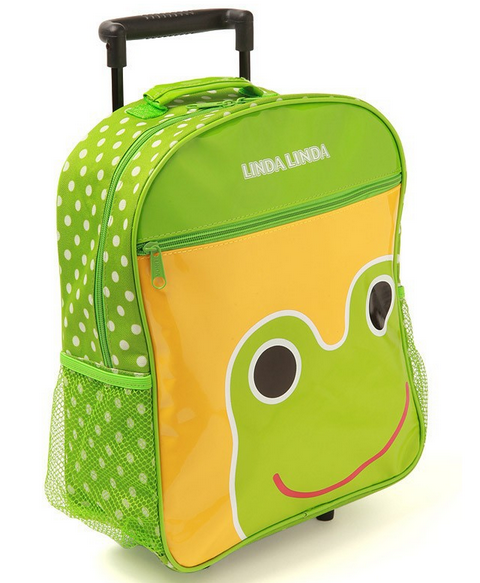 Küçük resim: Cartoon Kids Schoolbags Animal Canvas Travel Bag