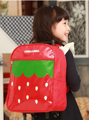 Küçük resim: Cartoon Kids Schoolbags Animal Canvas Travel Bag