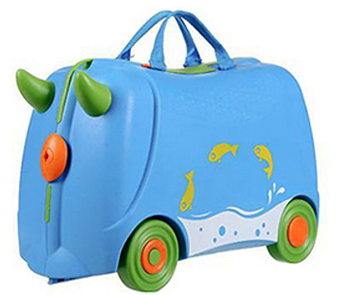Küçük resim: Child Zoo Animal Suitcase 3D ABS Cartoon